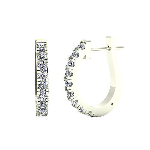 Women Diamond Earrings 3D print model