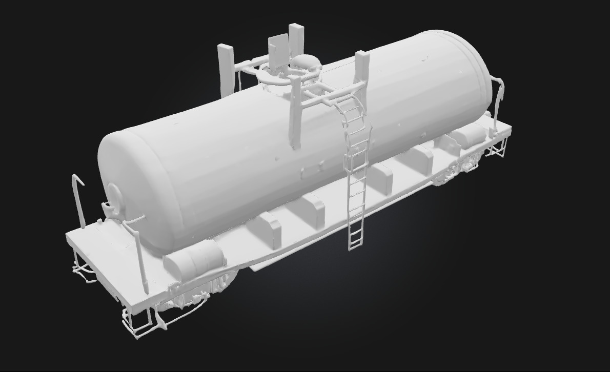 Rusty Tanker Car Weathered Freight from an Industrial Past 3D model_7