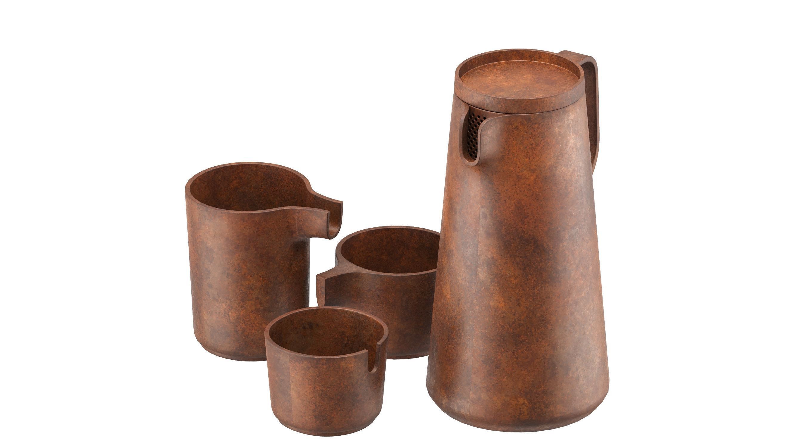 Silt Jug Collection 3D model_11
