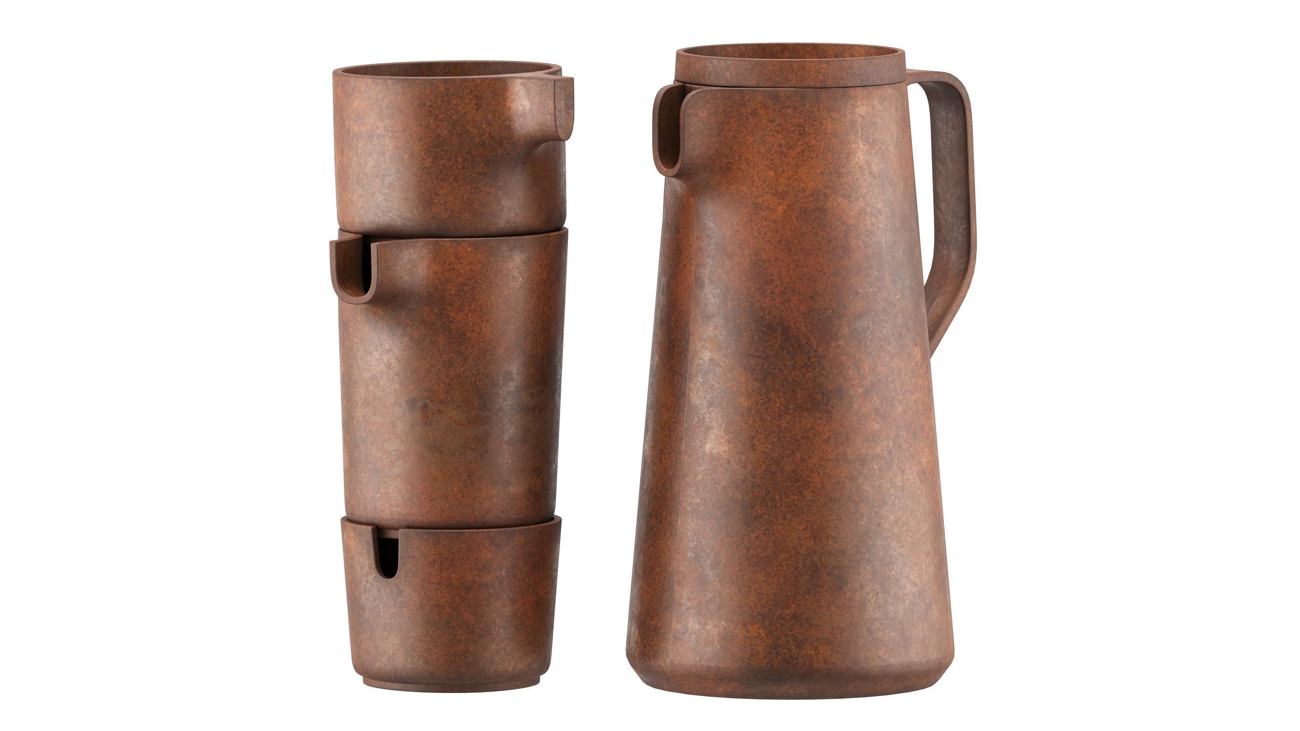 Silt Jug Collection 3D model_1