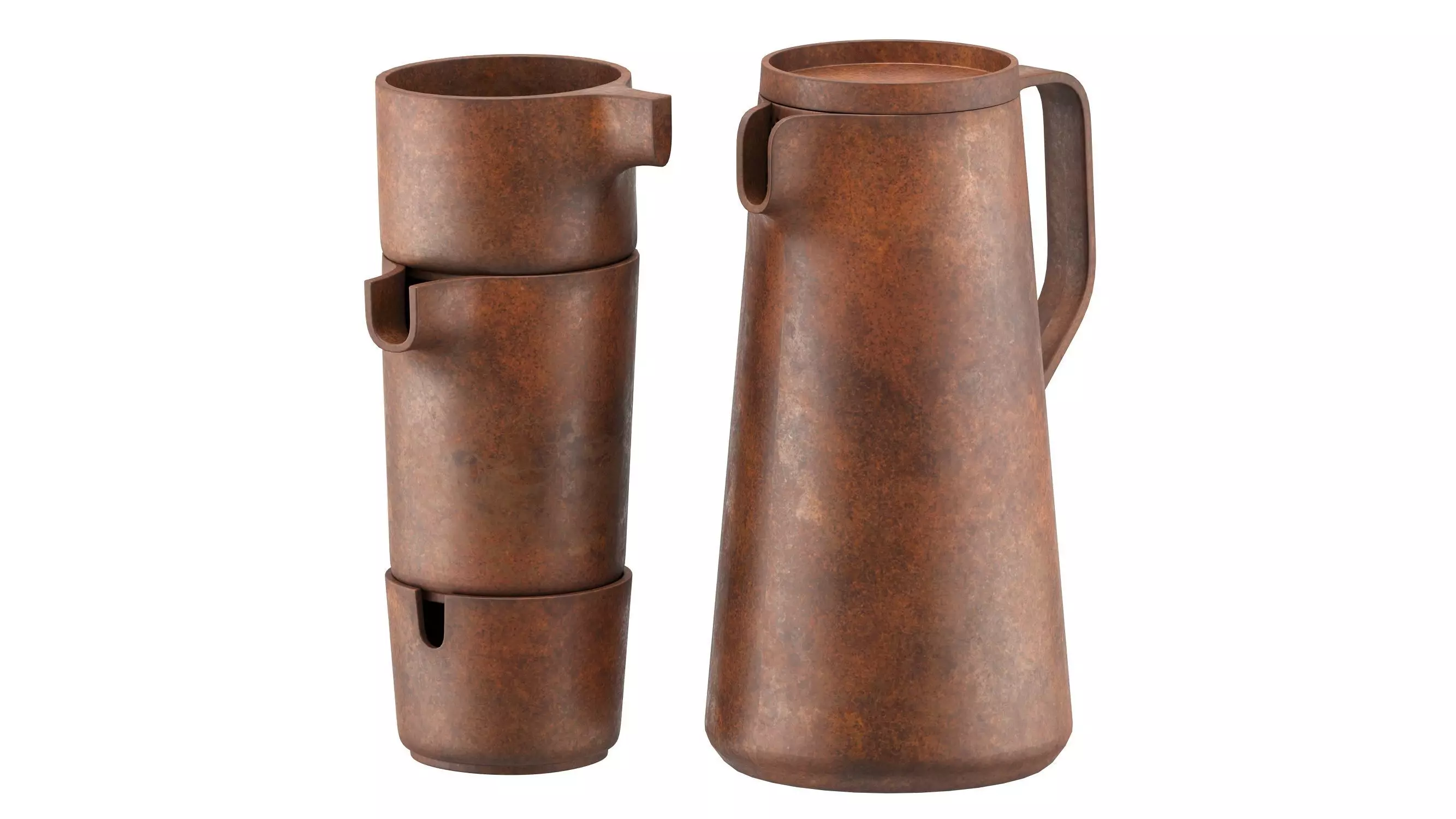 Silt Jug Collection 3D model_0