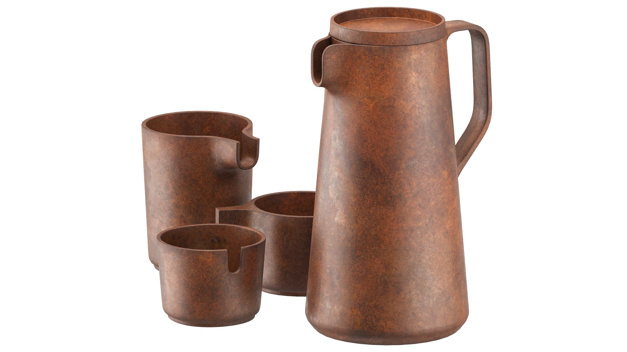 Silt Jug Collection 3D model_18