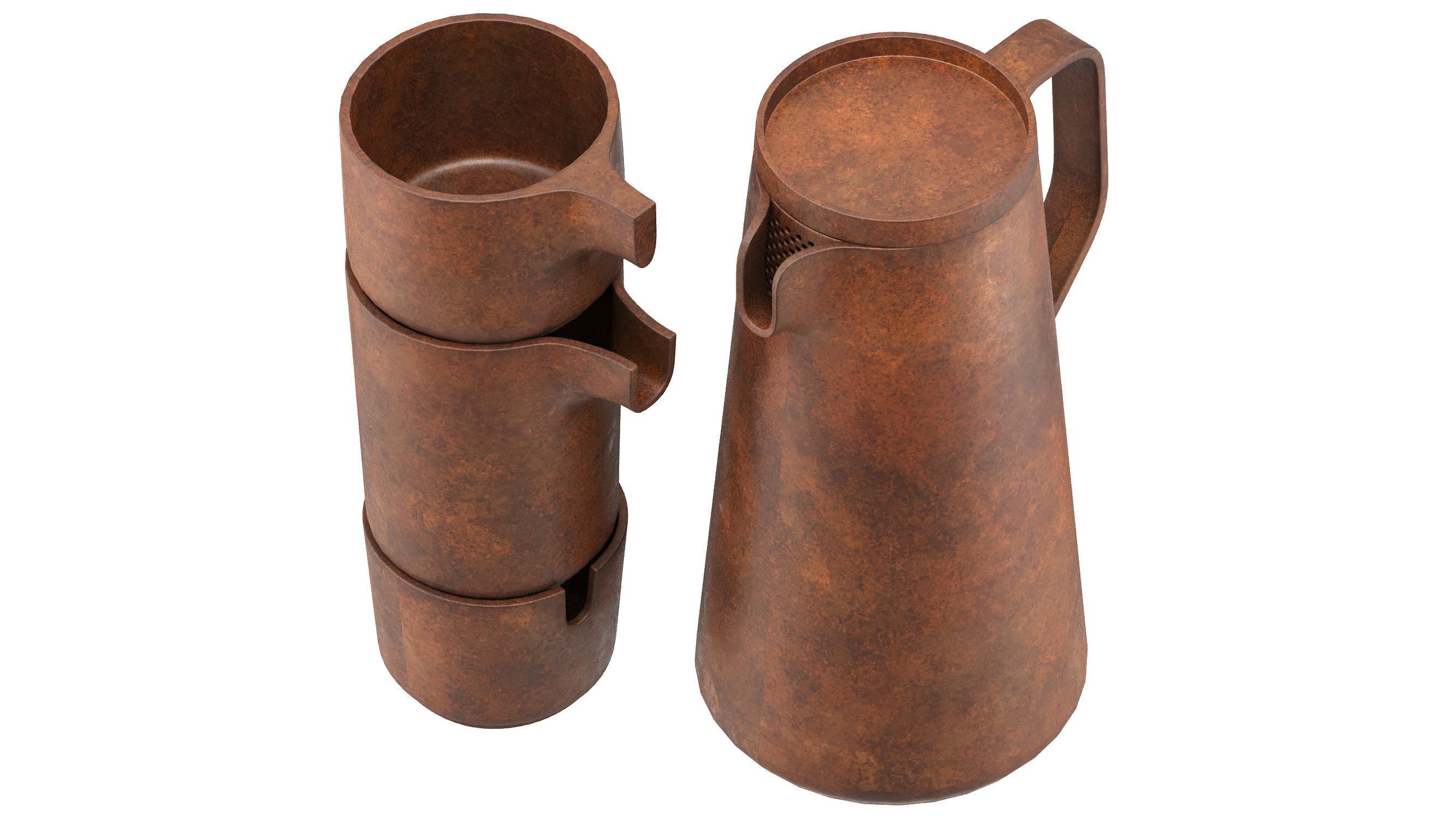 Silt Jug Collection 3D model_6