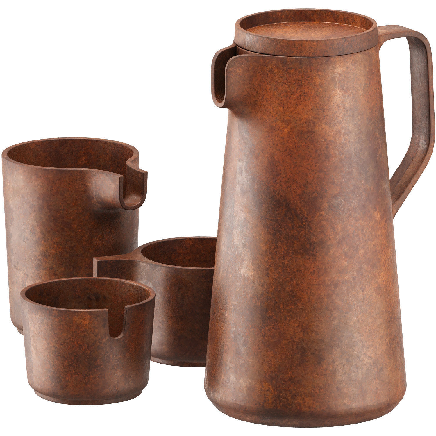 Silt Jug Collection 3D model_17