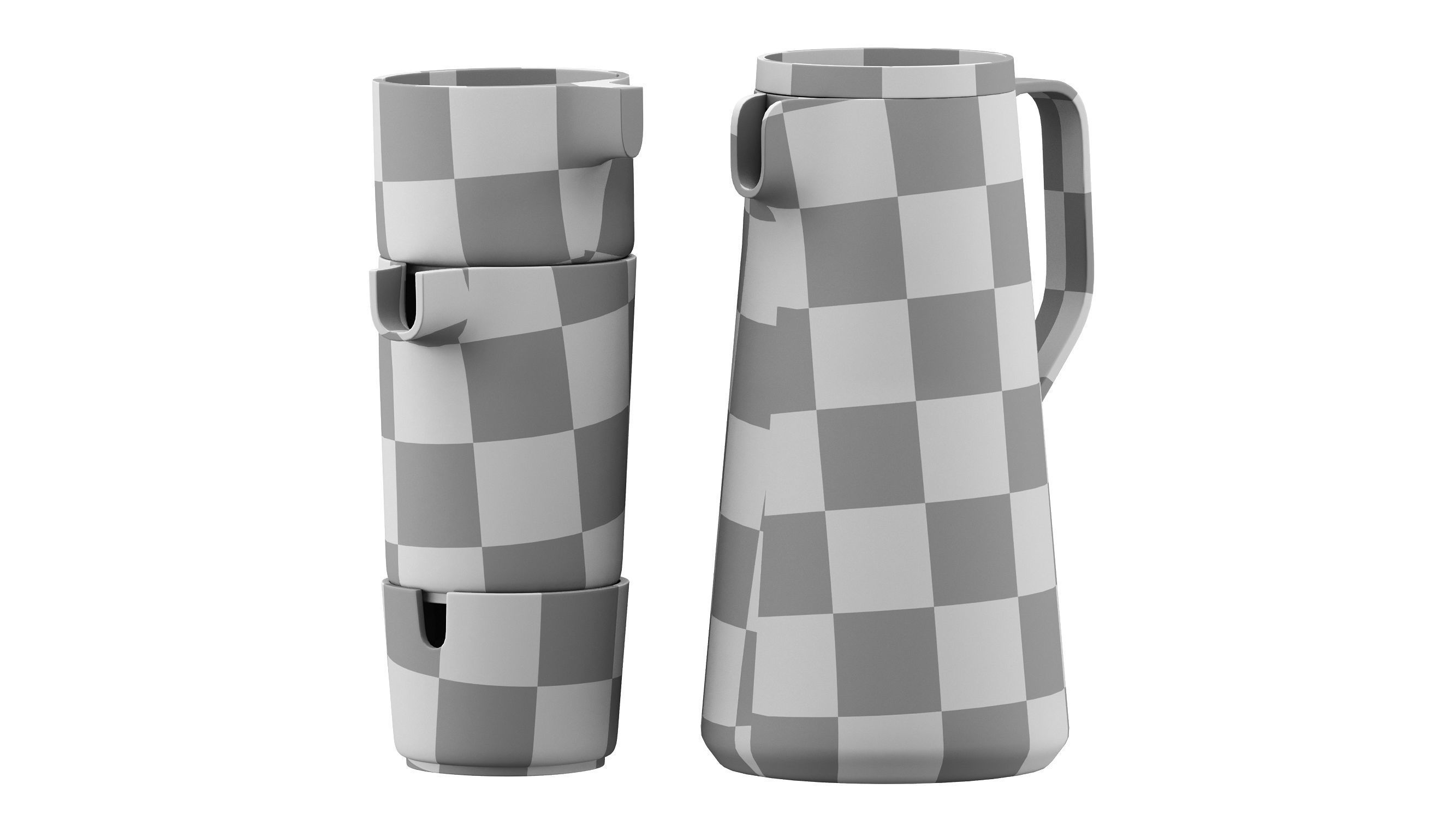 Silt Jug Collection 3D model_13