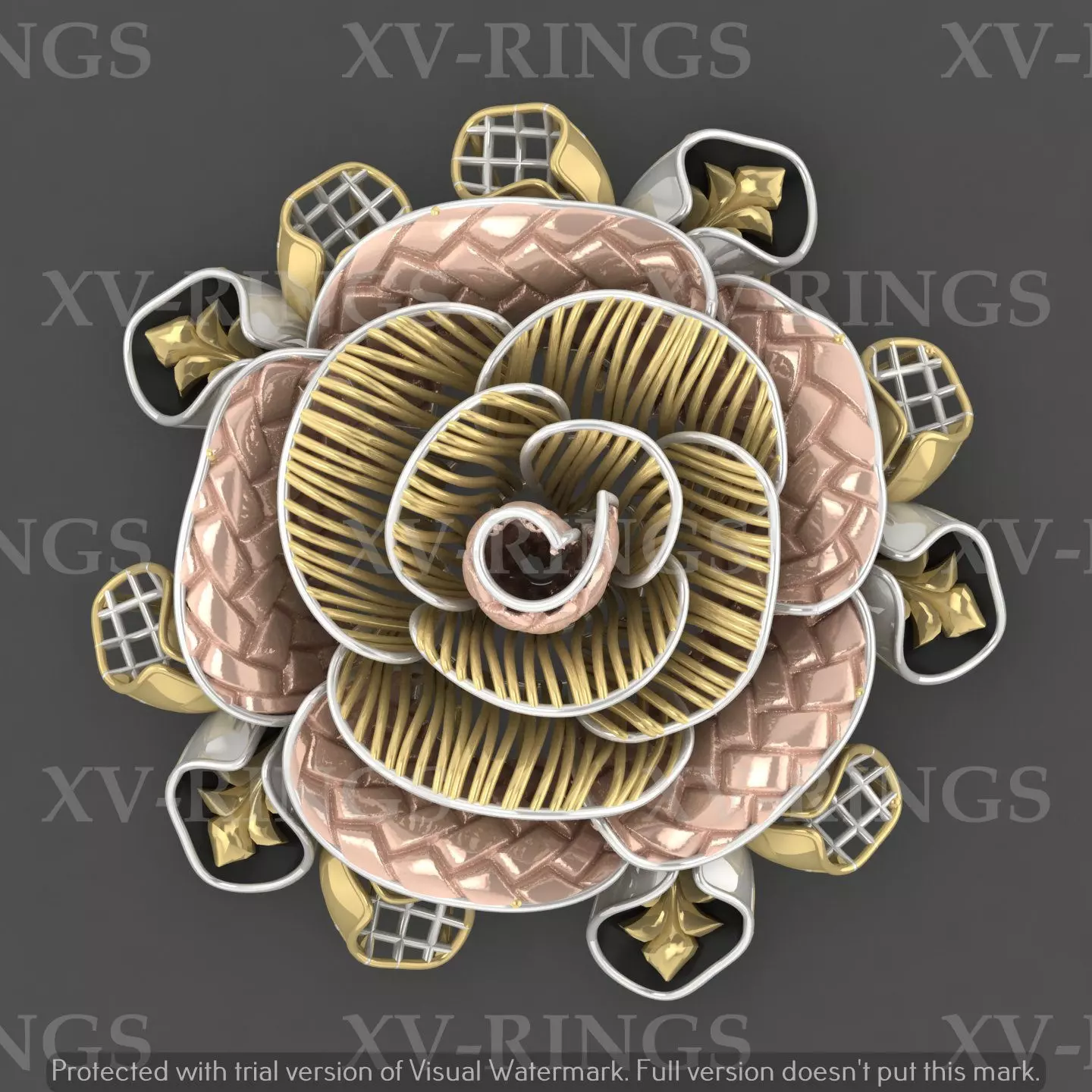 NEW TURKISH RING XV-01 3D print model