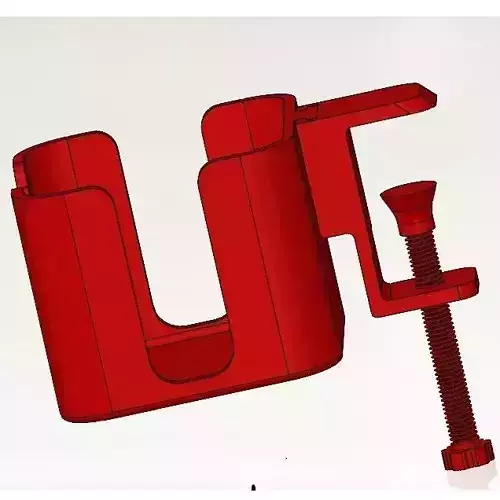 Clamp On Table Cup Holder Minimalist Version