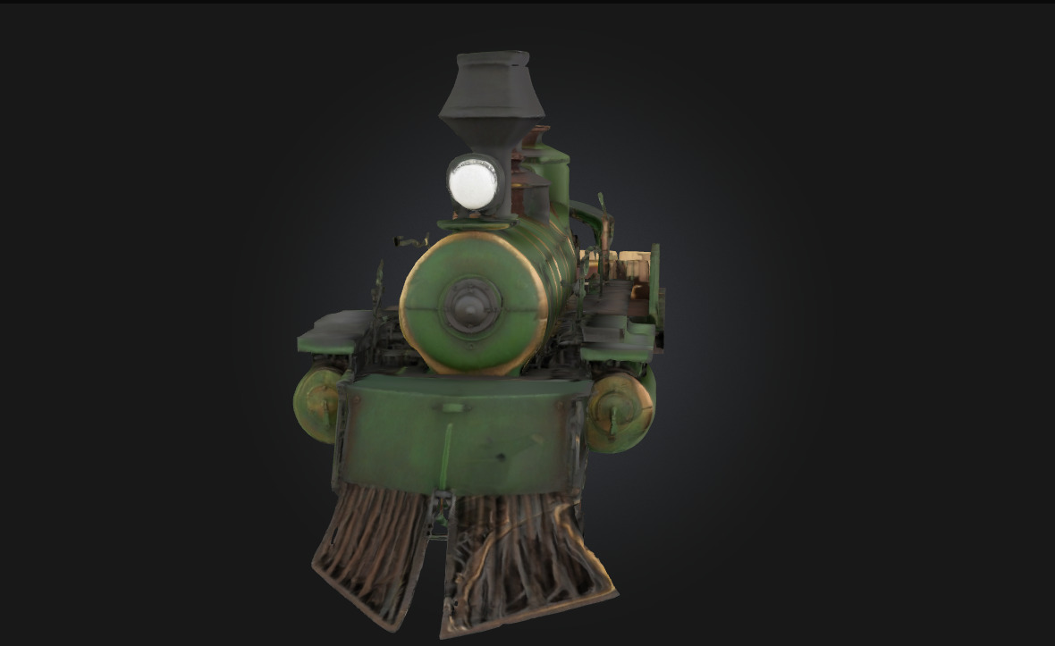 Steam Locomotive Model Timeless Power of the Iron Horse 3D model_4