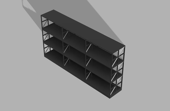 Hotwheels display shelf 3D print model