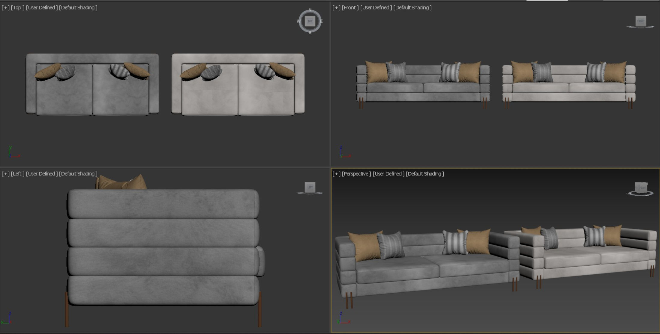 Sofa York 3D model_5