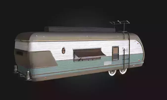 Retro Futuristic Caravan  Tomorrows Travel Yesterdays Style