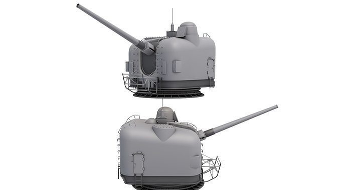 Mark 42 Naval Gun 3D model