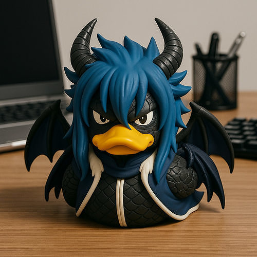Rubber Duck - Acnologia Fairy Tail model - 3D print 3D print model