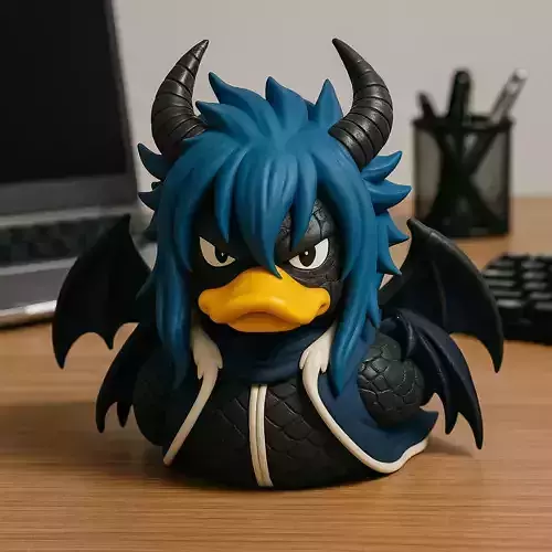Rubber Duck - Acnologia Fairy Tail model - 3D print
