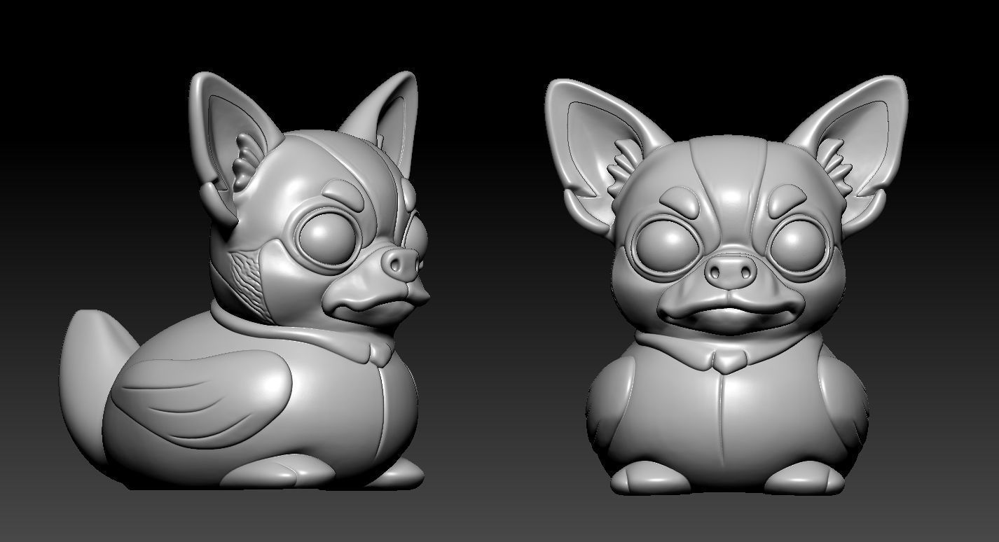 Rubber Duck - Minochihuahua model - 3d print 3D print model_2