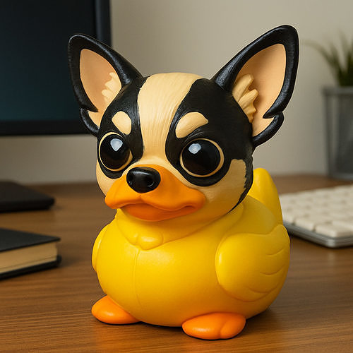Rubber Duck - Minochihuahua model - 3d print 3D print model
