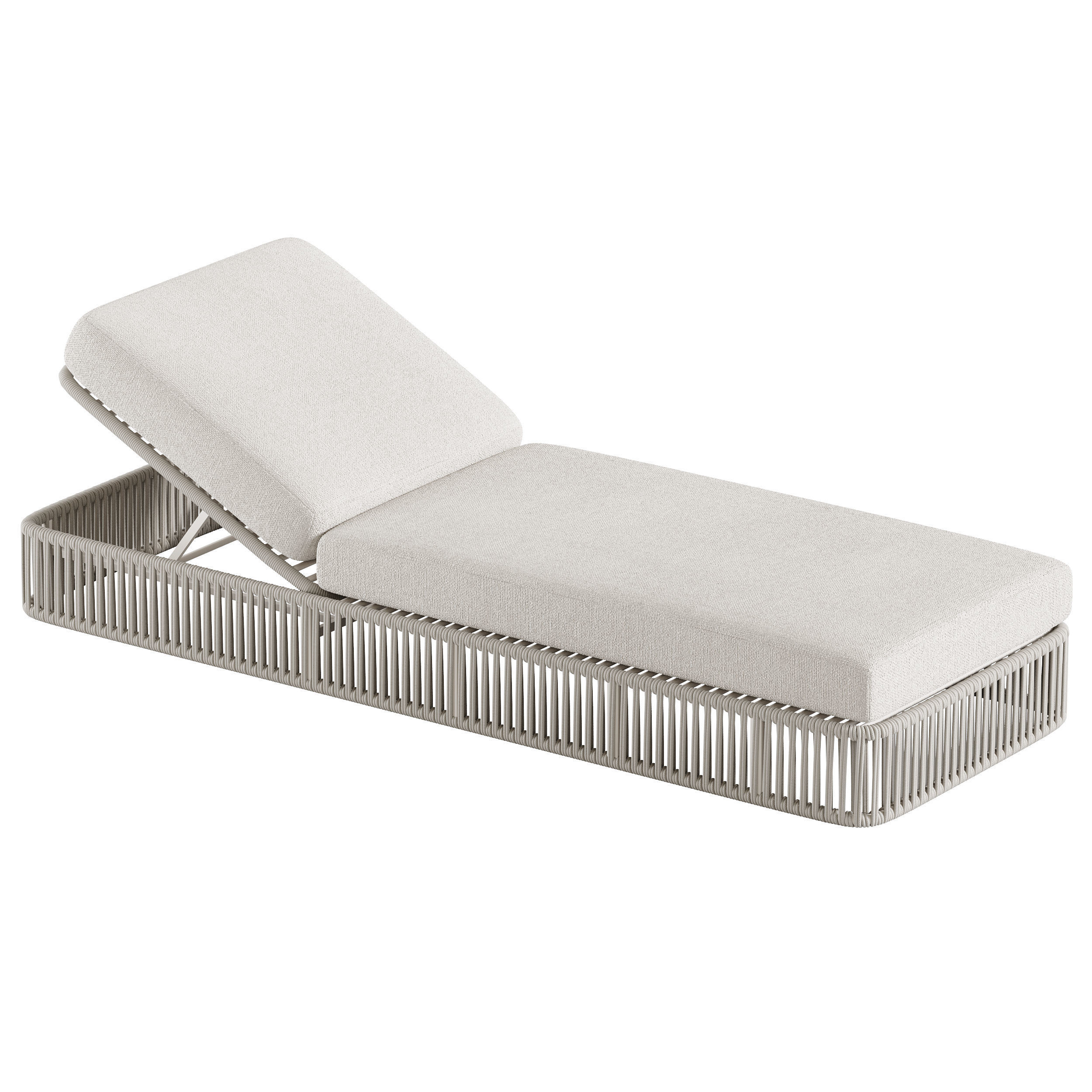 High quality sun lounger makes 3D model_5
