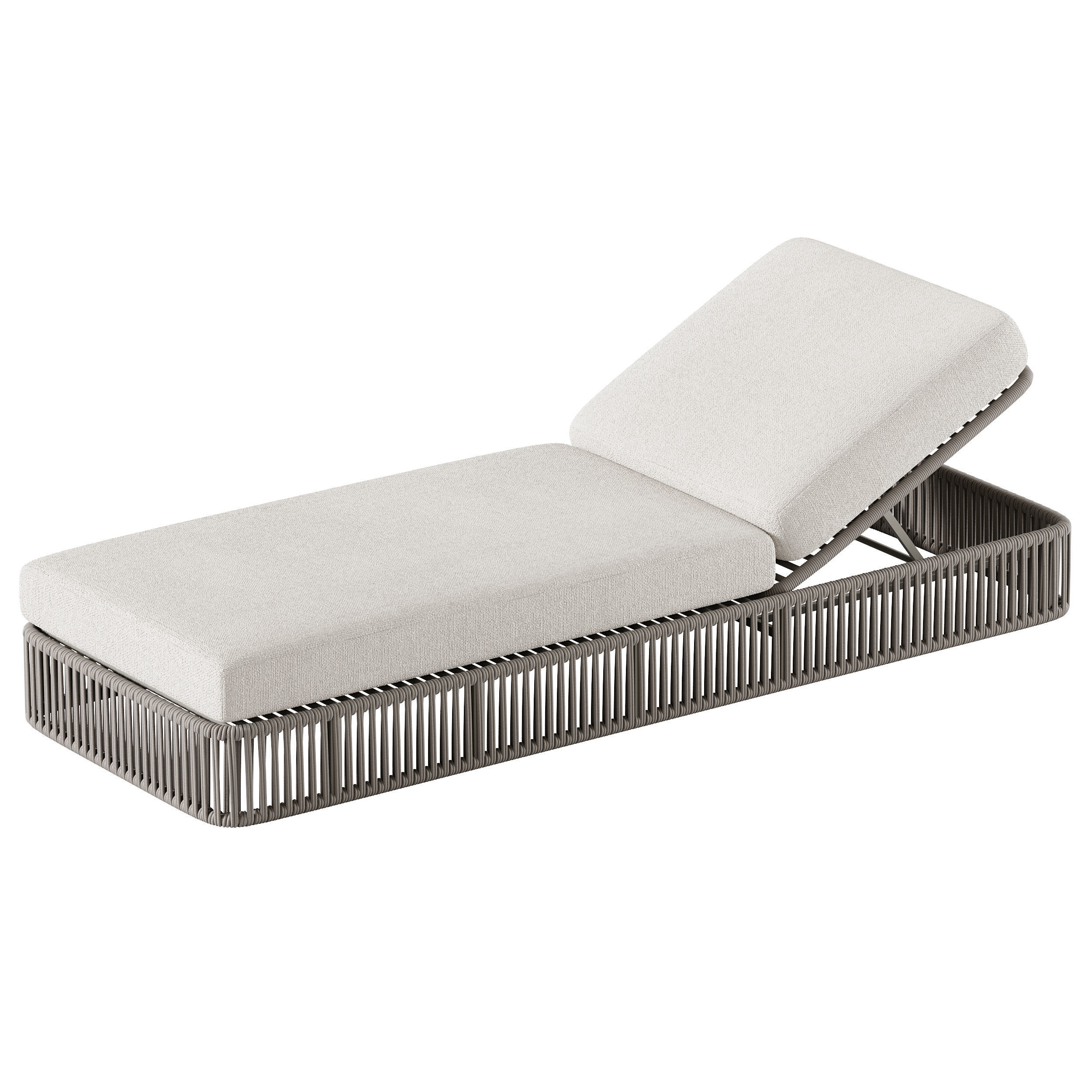 High quality sun lounger makes 3D model_8