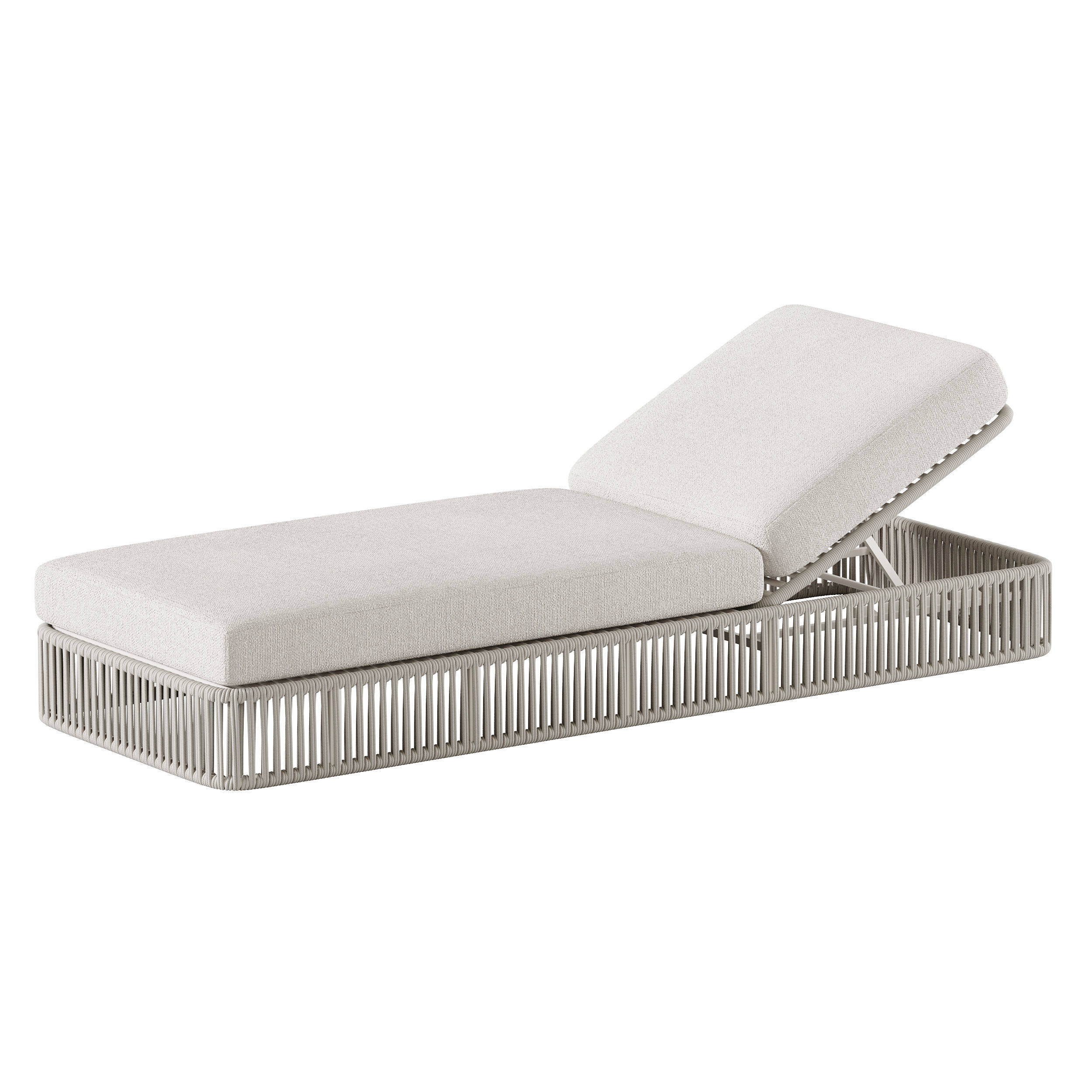 High quality sun lounger makes 3D model_11