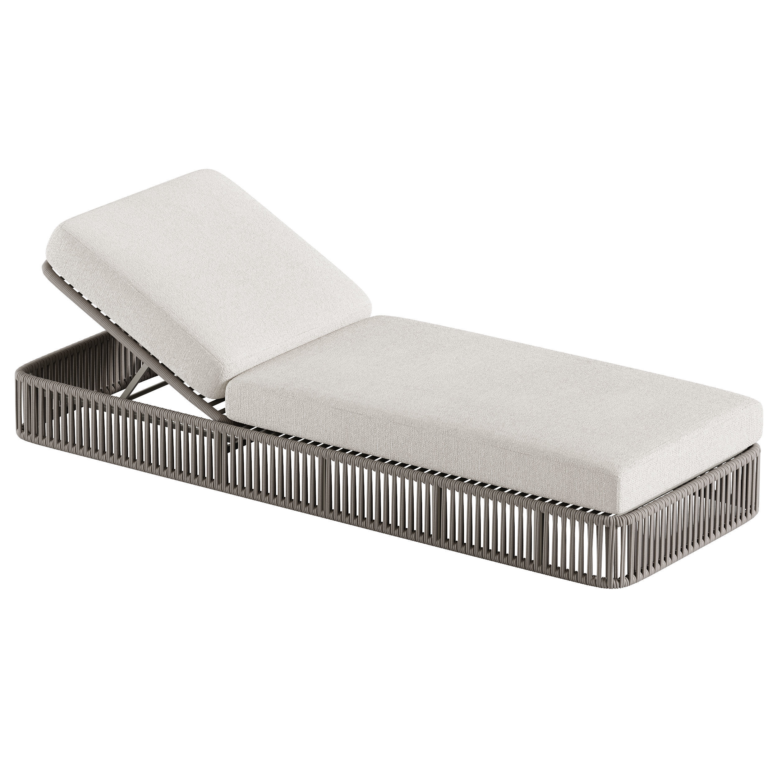 High quality sun lounger makes 3D model_7
