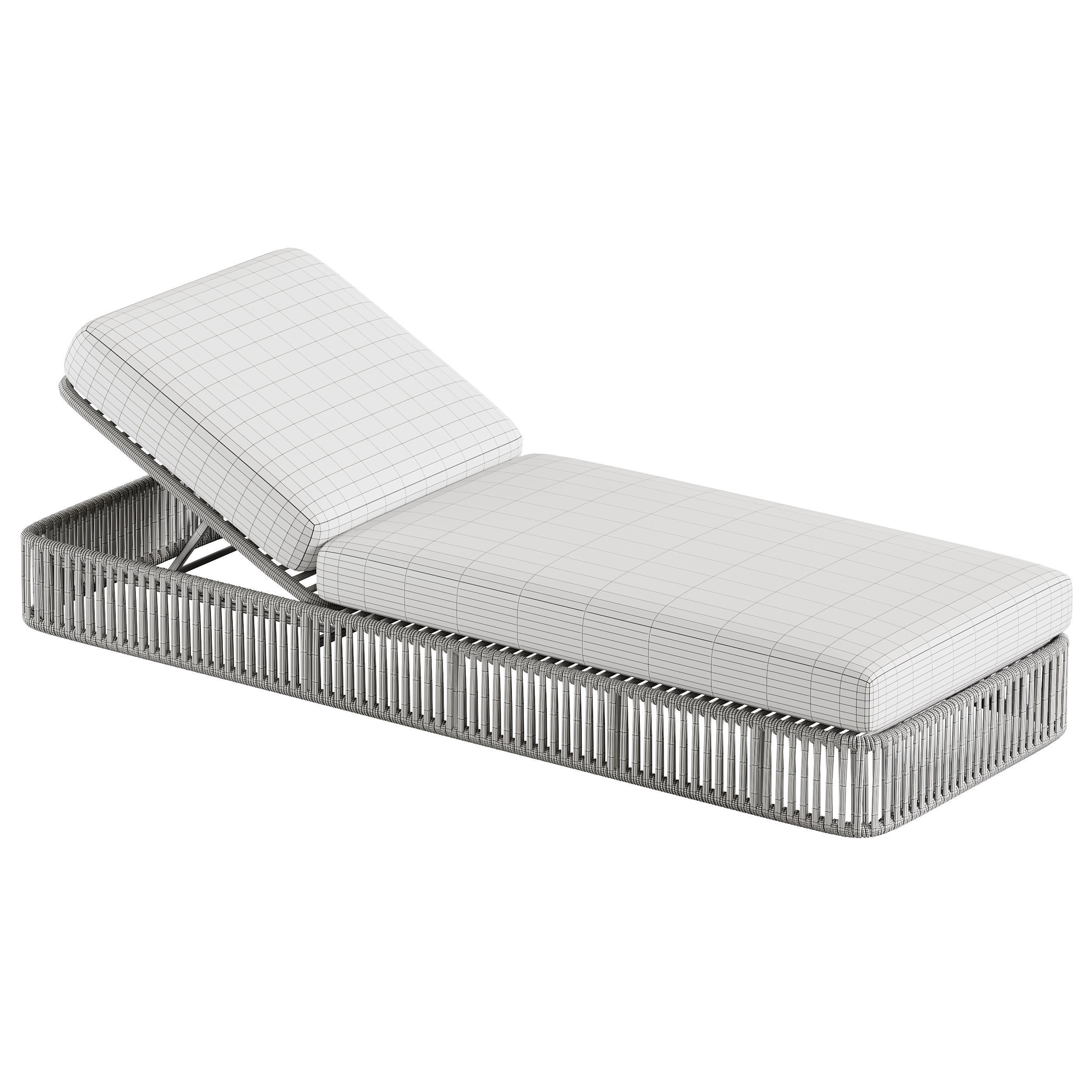 High quality sun lounger makes 3D model_13
