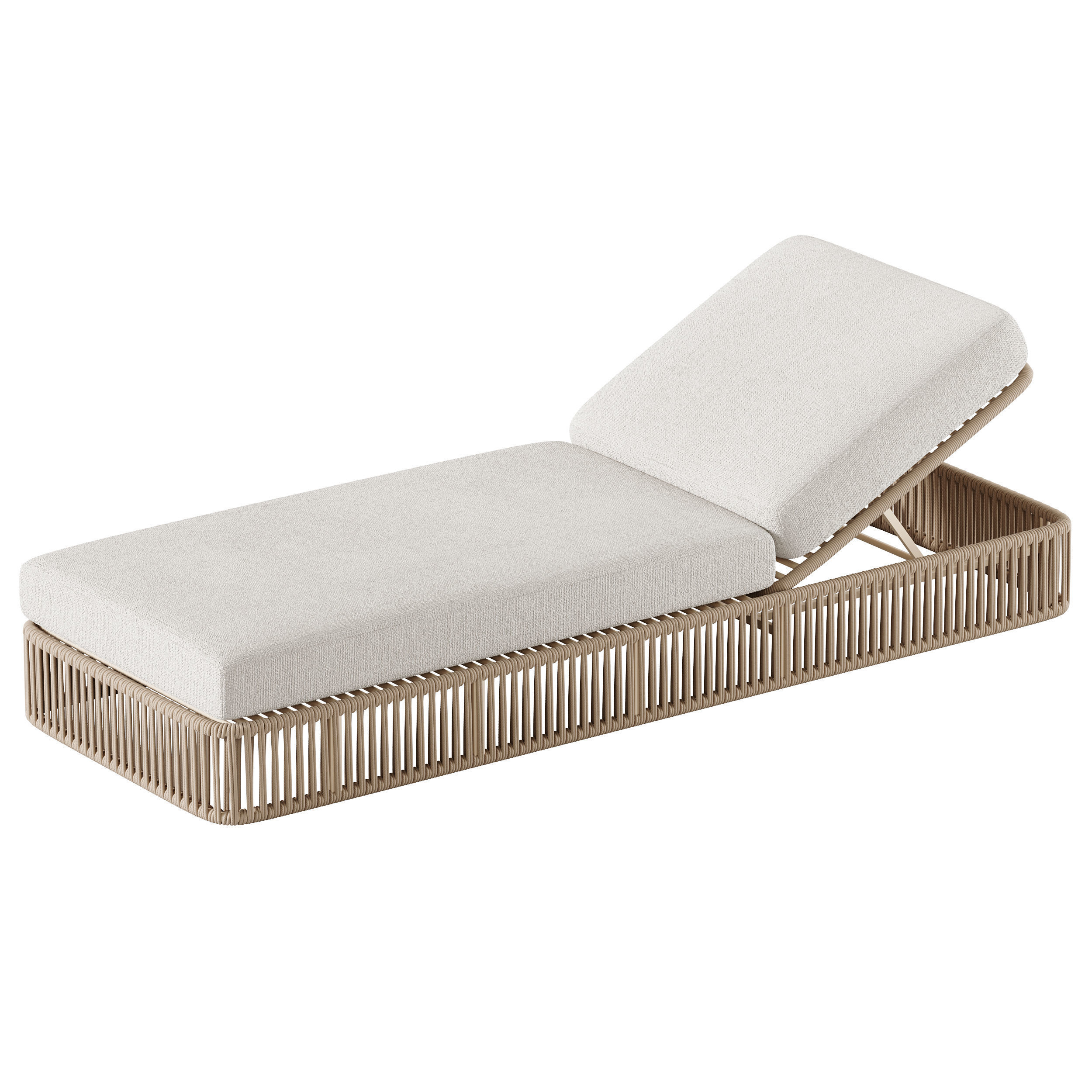 High quality sun lounger makes 3D model_12
