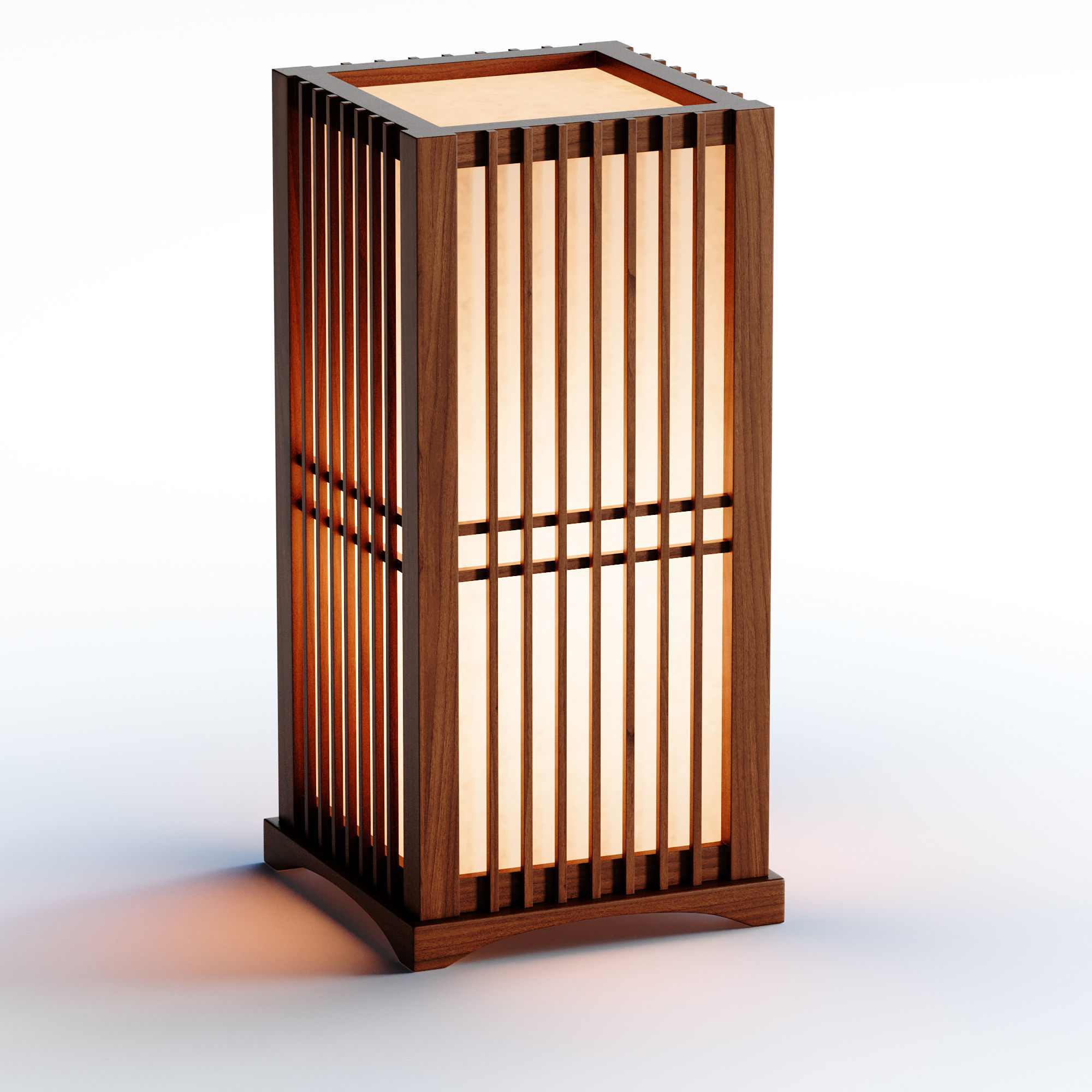 Table Craft Floor Light 3D model_12