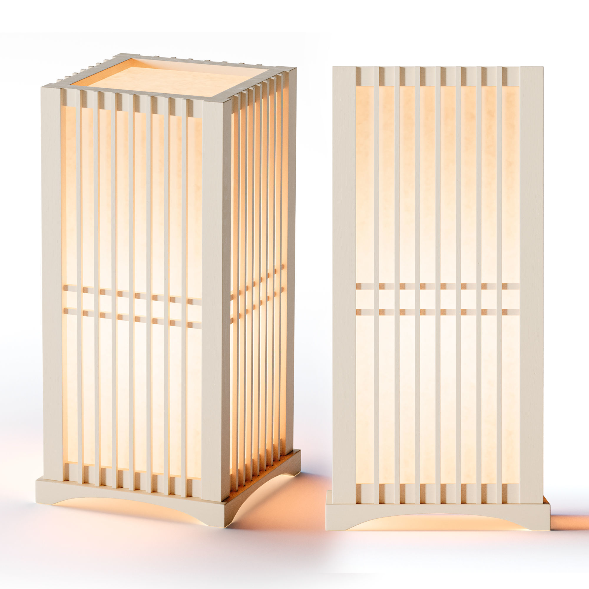 Table Craft Floor Light 3D model_6