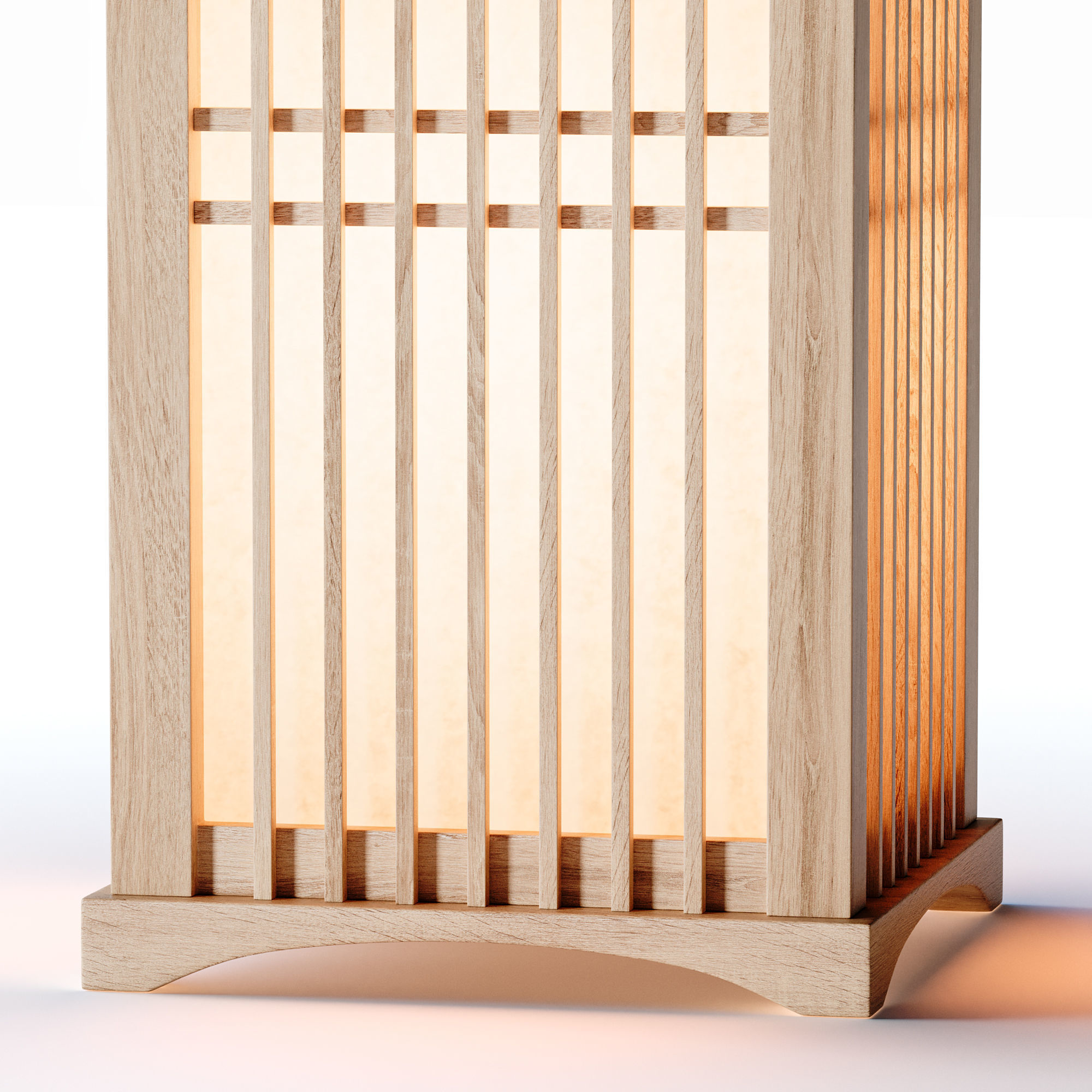 Table Craft Floor Light 3D model_3