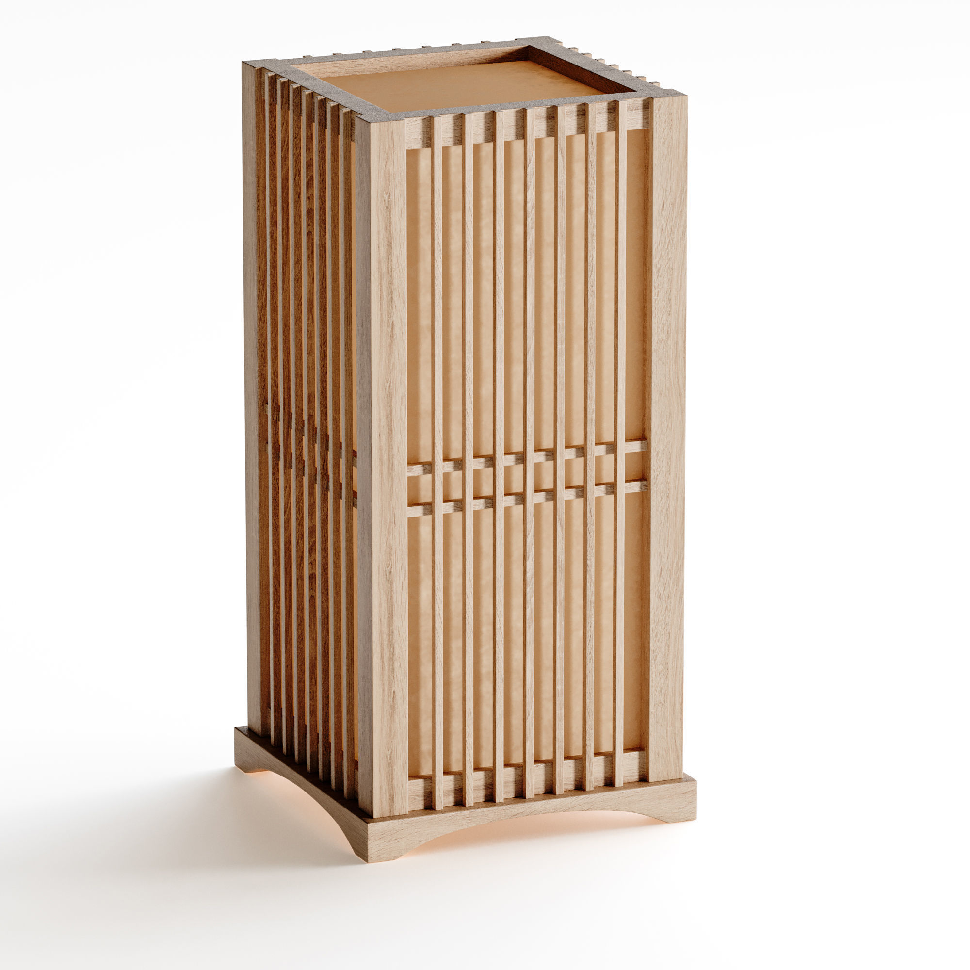 Table Craft Floor Light 3D model_9