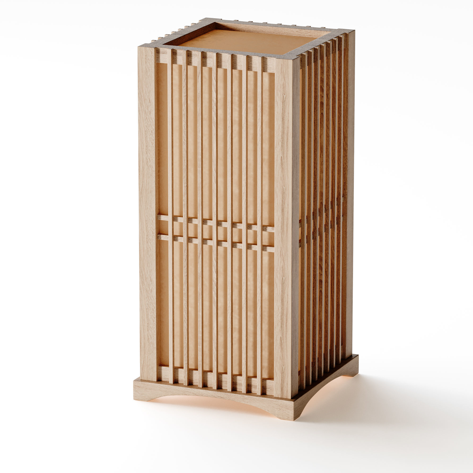 Table Craft Floor Light 3D model_1