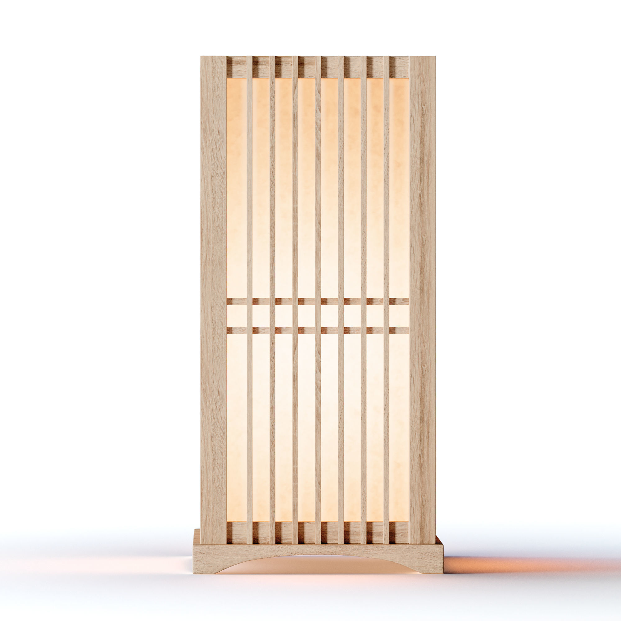 Table Craft Floor Light 3D model_2