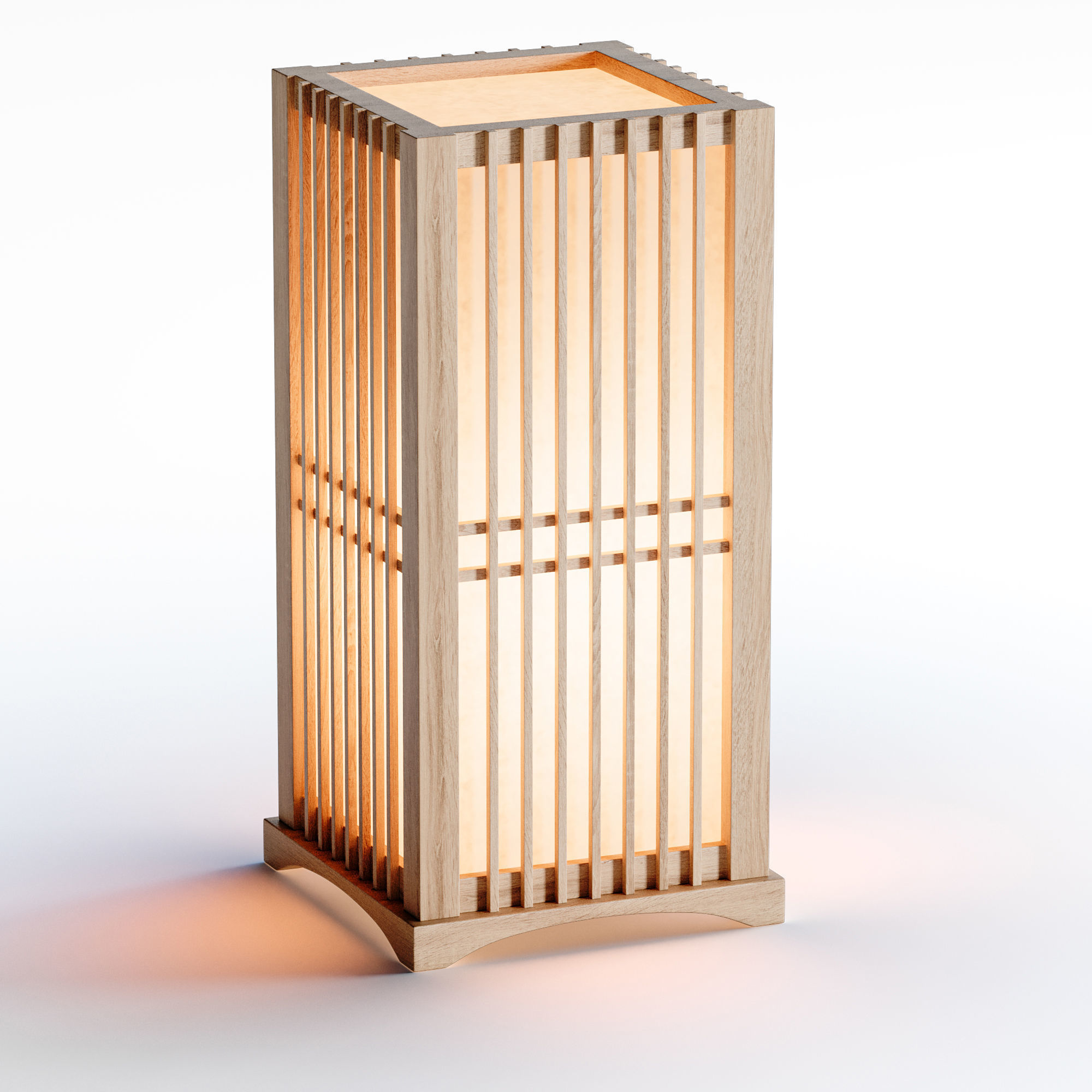 Table Craft Floor Light 3D model_8