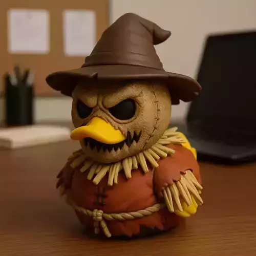 Rubber Duck - Scarecrow DC Comics model - 3d print 3D print model