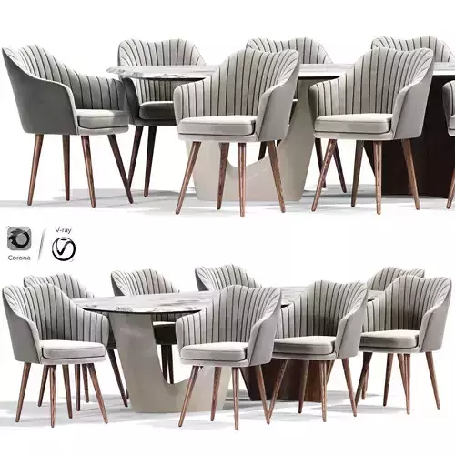 Turri Pinnacle Table Chair