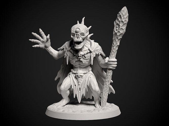 Miniature of Demon Oracle - 3d print model 3D print model
