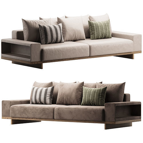 Hugues Chevalier Sach Sofa 3D model