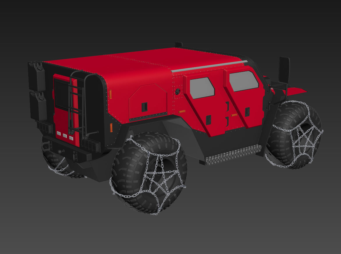 Ghe-O Rescue Vehicle 3D model_3