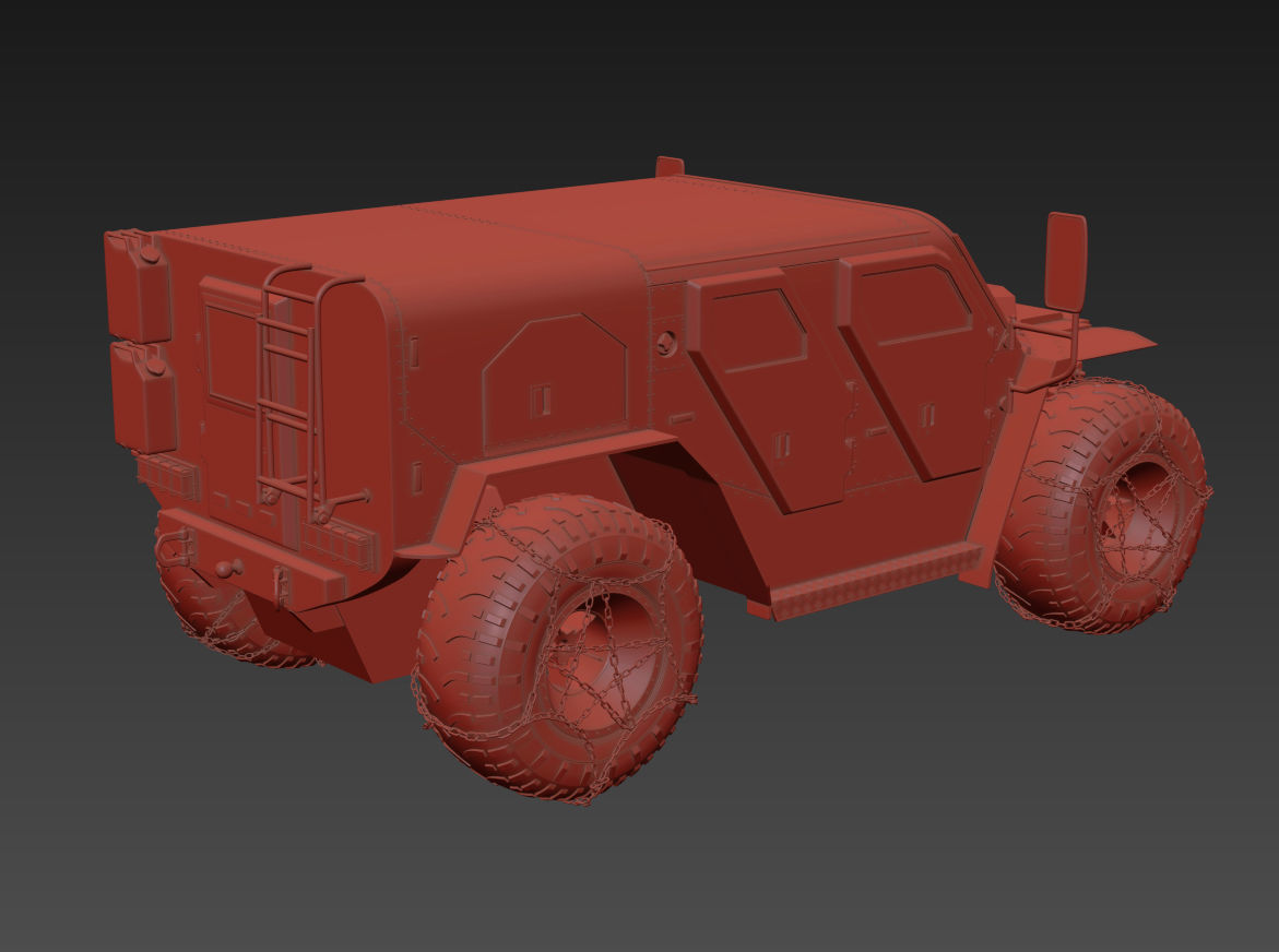 Ghe-O Rescue Vehicle 3D model_4