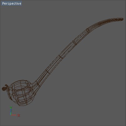 Bilbo Baggins Pipe 3D model_5