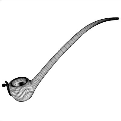 Bilbo Baggins Pipe 3D model_4