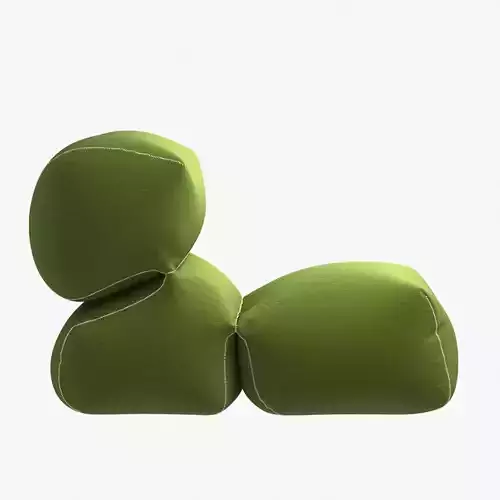 Grapy gan upholstered chair 3D model
