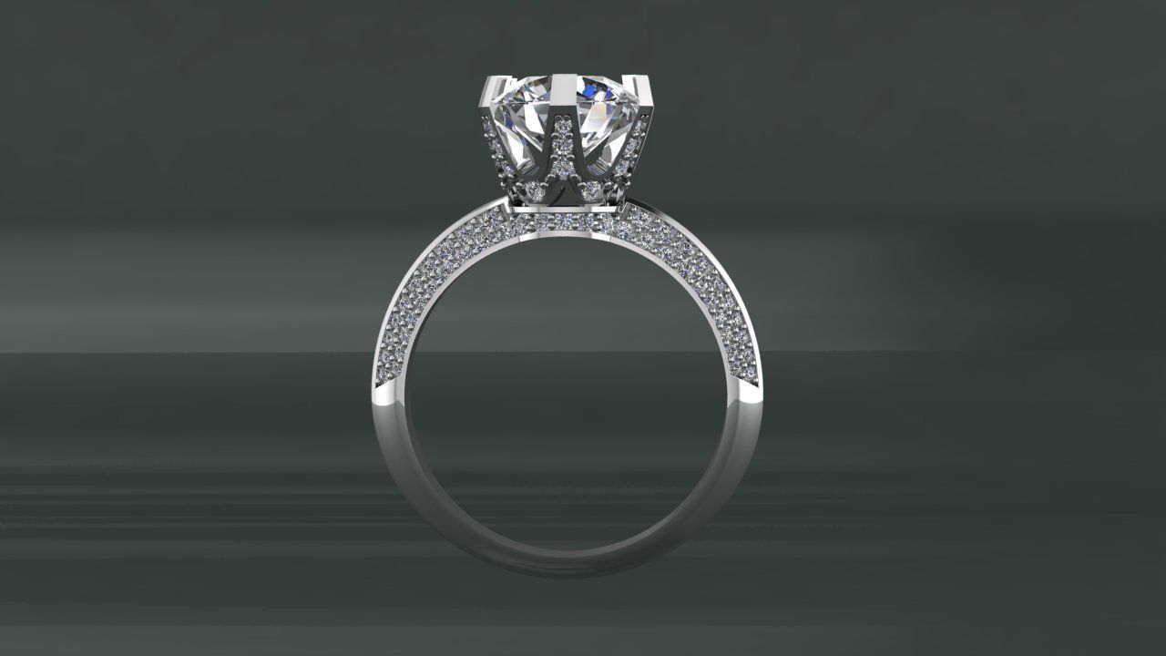 Ring Tiffany 3D print model_1