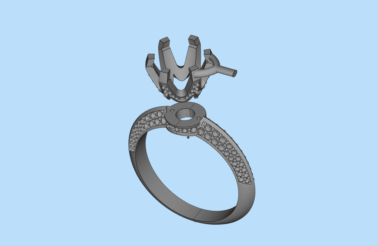 Ring Tiffany 3D print model_13