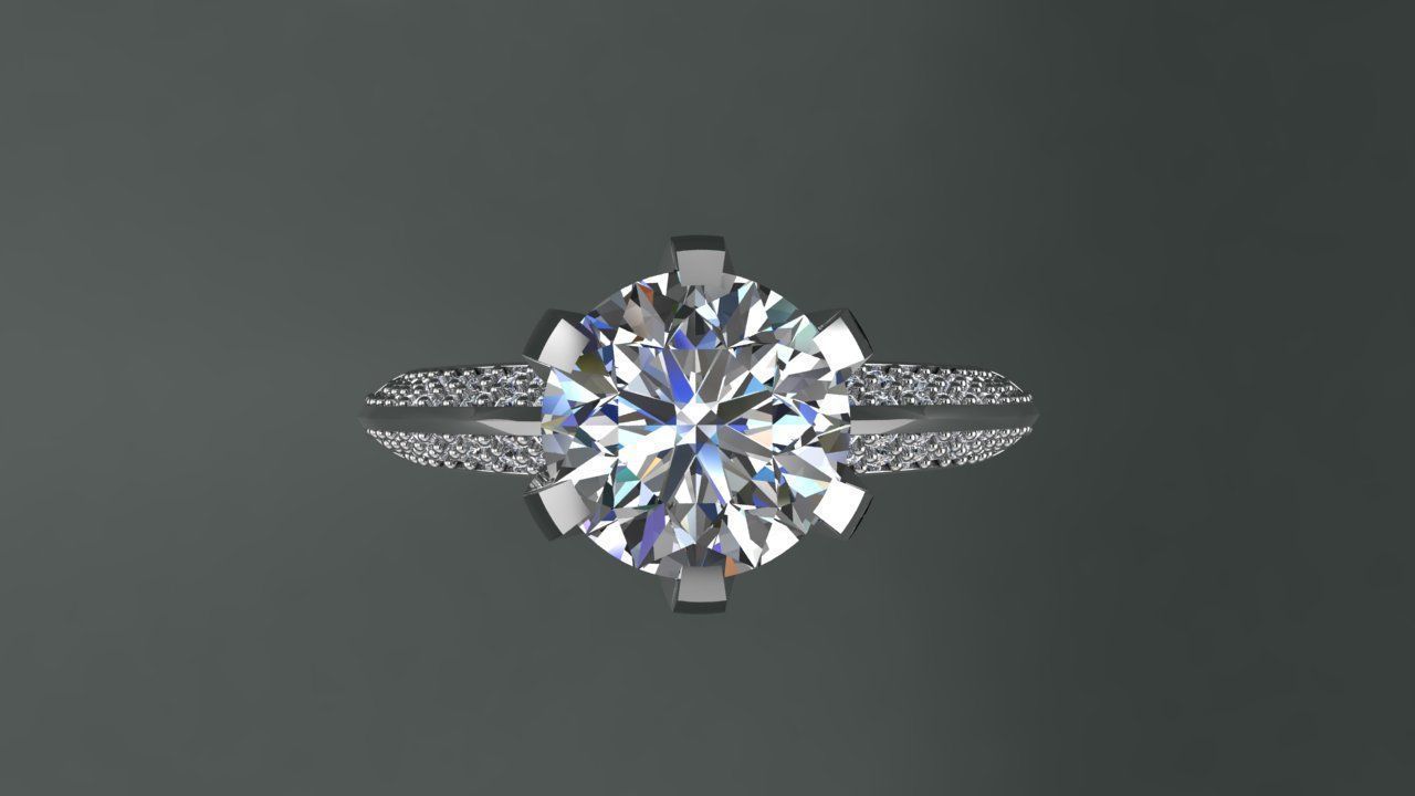 Ring Tiffany 3D print model_2