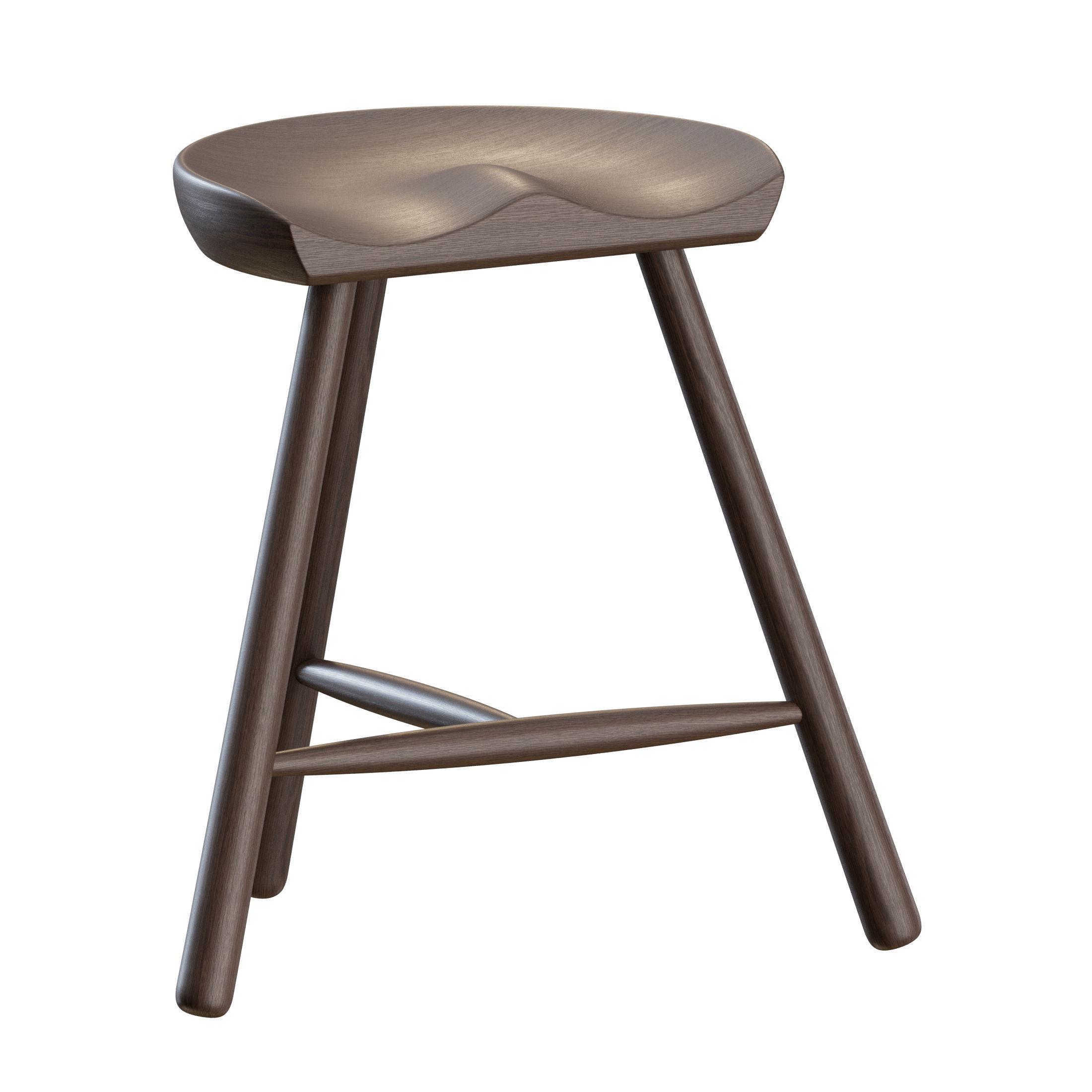 Shoemaker Chair by Form and Refine 3D model_9