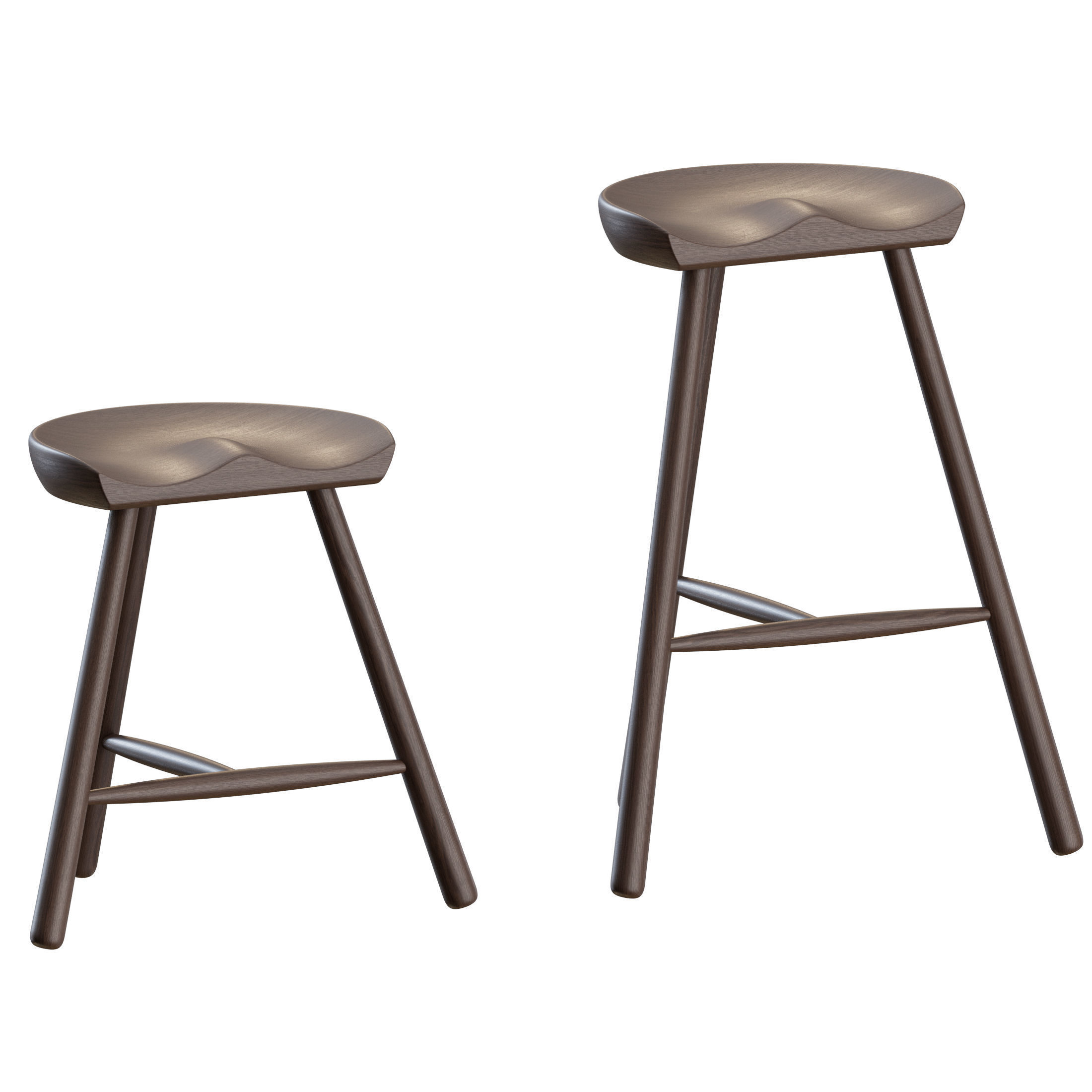 Shoemaker Chair by Form and Refine 3D model_7