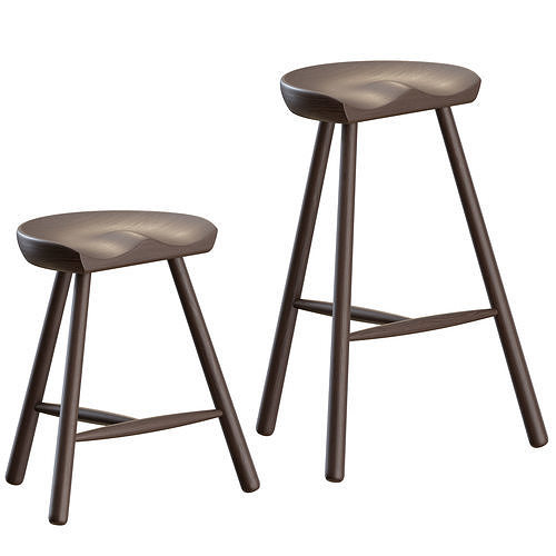 Shoemaker Chair by Form and Refine 3D model