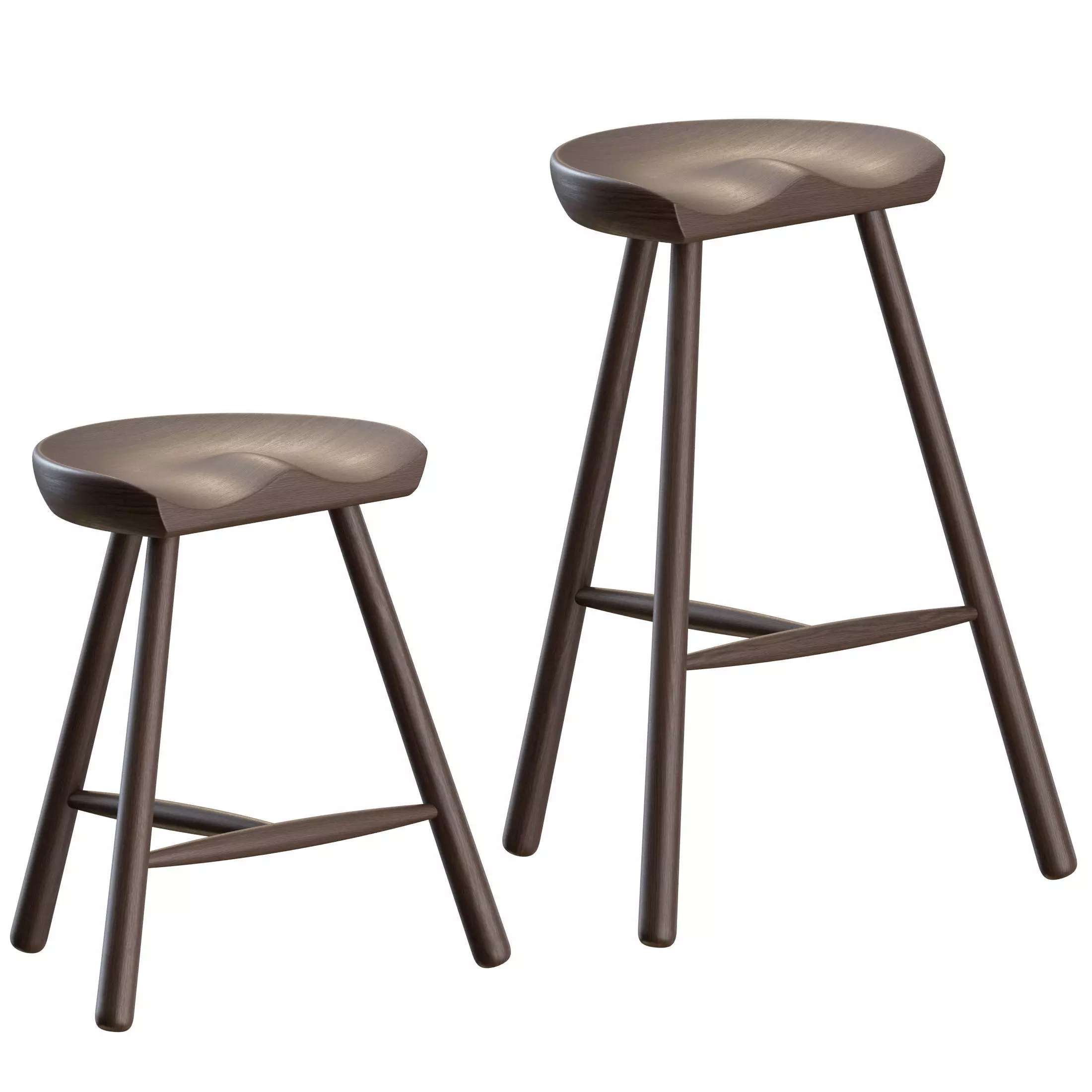 Shoemaker Chair by Form and Refine 3D model_0