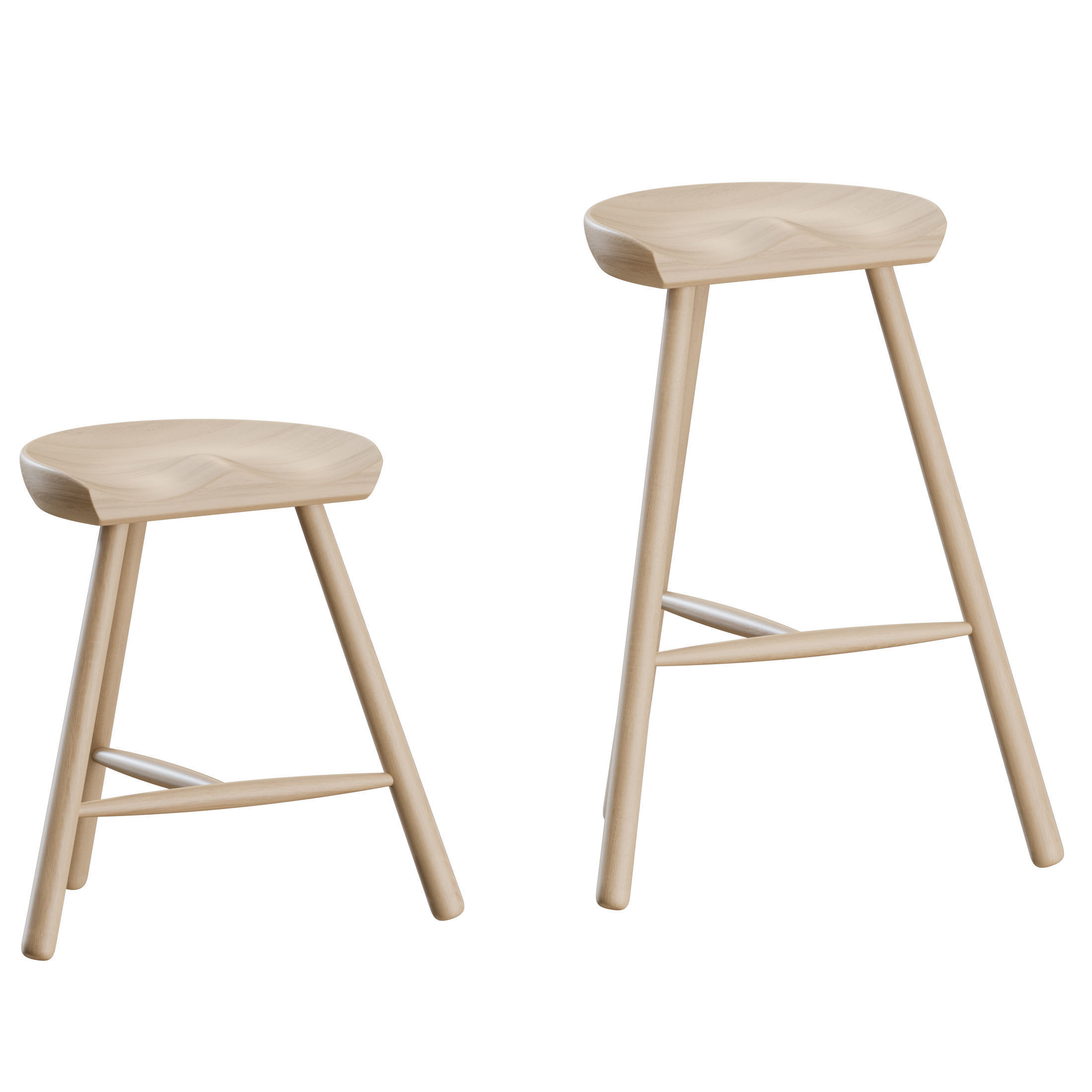 Shoemaker Chair by Form and Refine 3D model_4